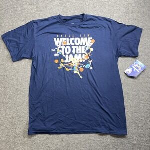 Space jam welcome to the jam Bugs Bunny basketball blue size XL